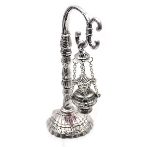 Santiago De Compostela Metal Incense Burner <b>Ornament</b> Antique Silver Small Religious Home Decor Living Room Decoration - Product Image 4