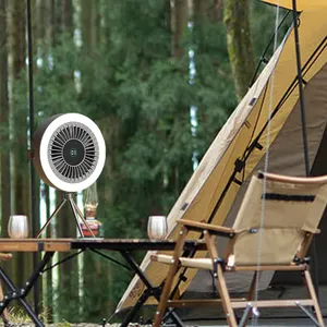 Ventilateur de Camping Portable, Mini support Usb, ventilateurs de plafond pour tente extérieure d'été