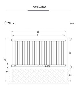 Clôture <span class=keywords><strong>de</strong></span> <span class=keywords><strong>sécurité</strong></span> pour <span class=keywords><strong>piscine</strong></span> et spa, 120 cm <span class=keywords><strong>de</strong></span> haut, panneaux <span class=keywords><strong>de</strong></span> jardin en PVC écologiques, <span class=keywords><strong>barrière</strong></span> pour enfants, animaux domestiques, chiens, extérieur, inspiré <span class=keywords><strong>de</strong></span> la nature, protection UV - Product Image 3