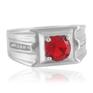 Anillo Geométrico con Esmeralda en Engaste de Garra, Joyería de Moda para Mujer, Uso Diario - Product Image 5
