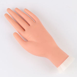 Flexible Silicone Nail Practice Hand Adjustable Training <b>Model</b> for Acrylic Nail Art - Product Image 4