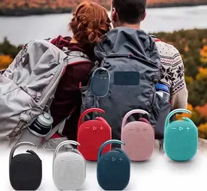 Hot Sell waterproof outdoor portable speaker CLIP 4 Wireless speaker box HiFi subwoofer speaker