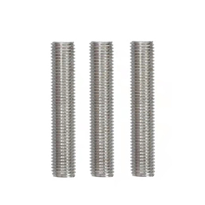 Hengmao Supply Tiges filetées métriques en acier inoxydable M10, finition en acier inoxydable 304, lisses, DIN975, 100 mm, 150 mm, boulons - Product Image 1
