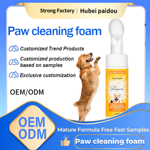 Mousse nettoyante pour pattes de chat et de chien, shampoing sans rinçage pour animaux de compagnie avec brosse, mousse nettoyante personnalisée pour pattes d'animaux - Product Image 6