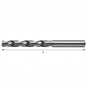 Brocas Helicoidales Cilíndricas Fervi, Longitud L, Diámetro I, Brocas de Centrado - Product Image 2