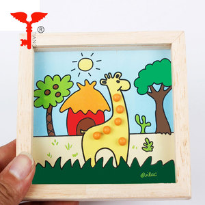 De equilibrio de madera Bola de <span class=keywords><strong>Palma</strong></span> al por mayor clásica juguete cuentas de madera juego de laberinto para los niños - Product Image 1