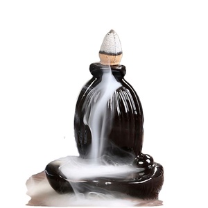 Quemador de incienso de cerámica barato, incensario de reflujo, soporte de incienso de cascada de humo a la venta - Product Image 6