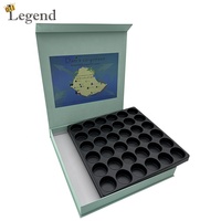 Boîte magnétique de luxe pour capsules de café 2026 – Coffrets cadeaux de café de haute qualité – Boîte cadeau élégante pour café, taille personnalisée