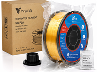 Filamento PLA de Seda Yiqiu3D de 1.75mm, Antiobstrucción, Antienredos, Colores Pastel, Filamento para Impresora 3D Compatible con Bambu Lab, Creality Ender
