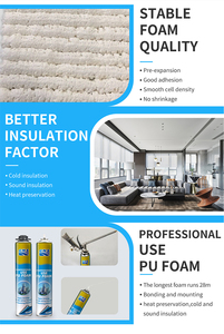 GNS Massense Professional Use Insulation Pu Polyurethane <strong>Foam</strong> <strong>Spray</strong> for Door and Window - Product Image 6