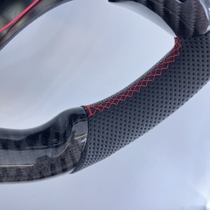 Volant en fibre de carbone véritable pour Chevrolet <span class=keywords><strong>Corvette</strong></span> C6 <span class=keywords><strong>2005</strong></span>-2013, <span class=keywords><strong>prix</strong></span> de gros, fourni par l'usine Ccexcellent - Product Image 2