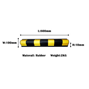 Protector <span class=keywords><strong>de</strong></span> Esquinas Redondo <span class=keywords><strong>de</strong></span> Goma <span class=keywords><strong>de</strong></span> 80 cm para <span class=keywords><strong>Estacionamientos</strong></span>, Protector <span class=keywords><strong>de</strong></span> <span class=keywords><strong>Columnas</strong></span> y Paredes, Protección <span class=keywords><strong>de</strong></span> Seguridad - Product Image 2