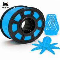 Filamen Cetak 3D Berkualitas Tinggi Grosir 1kg Satu Warna PETG TPU ABS Batang Plastik Ekstrusi Aksesoris Printer 3D