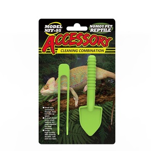 Kit d'outils de nettoyage quotidien pour excréments, restes alimentaires, plastique, araignées, tortues, reptiles – Caisse d'alimentation carrée pour animaux reptiles - Product Image 5