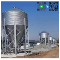 Nuovo stato Silo in acciaio per allevamento di pollame pollo e porcellino mangime attrezzature per la zootecnia