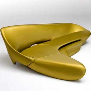 Sofá Luna de Fibra de Vidrio de Una Plaza, Mueble Creativo para Ocio en Centros Comerciales, Oficinas de Ventas, Casas Modelo, Salas de Recepción de Hoteles - Product Image 4