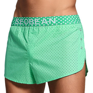 European American Men's Breathable Knitted Cotton <strong>Boxers</strong> &amp; Briefs Mid-Rise Wholesale Foreign Trade - Product Image 3