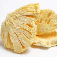 Novenzyme fournit en vrac des tranches d'ananas lyophilisées 100% pures et naturelles