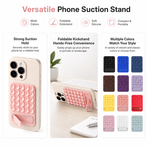 ที่ยึดโทรศัพท์แบบซิลิโคนกันลื่นพร้อมที่วางบัตร ดูได้ทุกที่แบบแฮนด์ฟรี - Product Image 2