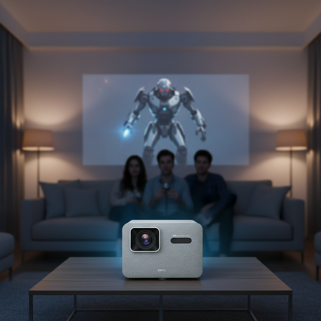 Benq I800ST 4k UHD DLP Short Throw Projector High Brightness Smart Home Theater Cinema 3d HDR Android Portable Projector Gaming