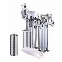 Filtre à eau en acier inoxydable 304 de qualité industrielle, capacité de 500 L/heure, pour le traitement de l'eau domestique