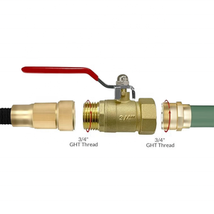 Factory OEM High-Pressure Gas Plumbing Water Connector Valve 1 <strong>2</strong> Inch Brass and Copper Butterfly Ball Check Gate for Oil Media - Product Image 3