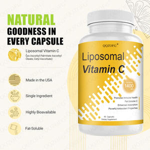Capsules de Vitamine C Liposomale LDJ OEM, 60 unités, avec Phosphatidylcholine, pour Adultes, Soutien Immunitaire et Protection Antioxydante - Product Image 3