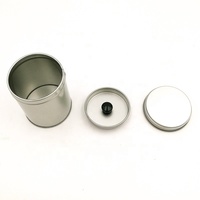 Offre Spéciale personnalisé imprimé fer blanc thé Caddy Double couvercles mat stockage autocollants pour collations gâteau animaux de compagnie nourriture pour le stockage de boissons