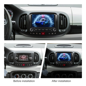 Autoradio Android Podofo 7 pouces 2+64 Go, CarPlay sans fil, Android Auto, compatible avec Fiat 500L 2013-2019, GPS, WiFi, USB, radio, livraison internationale - Product Image 3