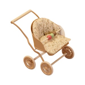 <span class=keywords><strong>Passeggino</strong></span> in metallo per bambole, modelli giocattolo 1:12 mobili in miniatura in scala - Product Image 4