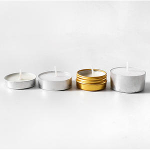 Bougies chauffe-plat blanches sans gouttes, lot de 10, fabriquées en Chine, pour décorations d'anniversaire et de mariage - Product Image 2