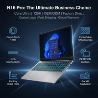 Portátil Yifang N16Pro de 16 Pulgadas con Procesador Intel Ultra 5 125H, Resolución de Pantalla 2560*1600, Windows 11, Carcasa de Metal, Orientado a Negocios