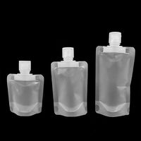 Pochette à bec verseur de 2 ml, 3 ml, 5 ml, 10 ml, 15 ml pour liquides, mini pochette en plastique à bec verseur, emballage d'échantillon, sac avec produits de soin de la peau, essai