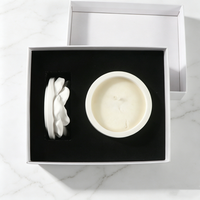Diffuseur d'huiles essentielles en plâtre parfumé, bougeoir en céramique écologique de luxe pour la décoration intérieure, désodorisant