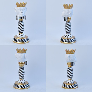 Moderno mosaico nordico animale candelabro transfrontaliero arredamento casa per soggiorno sala da pranzo <span class=keywords><strong>natale</strong></span> decorazioni da tavolo - Product Image 3