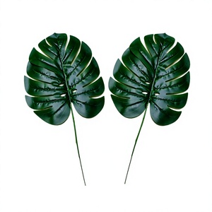 Hoja Artificial de Monstera Erpsl de 45 cm, Verde Oscuro, Paquete de 12 Piezas para Decoración del Hogar - Product Image 1
