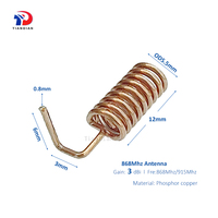 Antena Lora Omnidireccional de Resorte 3dBi 868MHz para Comunicación Inalámbrica, Antena Interna de Resorte en Espiral, Venta al por Mayor de Fábrica OEM ODM