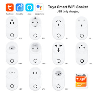 Hot người bán chúng tôi/EU/AU/UK/bra/fra/IND/isr/ITA/jap/SUI cắm AC85-265V 10A tuya Wifi ổ cắm thông minh với PST-LSPA8 đo sáng - Product Image 2