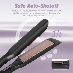 PRITECH nhãn hiệu riêng tùy chỉnh tốt nhất nhanh chóng sưởi ấm gốm tấm rộng phẳng Sắt Mới salon chất lượng chuyên nghiệp tóc ép tóc - Product Image 5