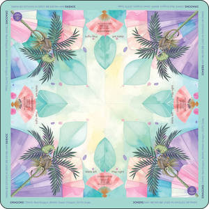 Tapis de jeu Mahjong vintage violet lavande, livraison rapide, tapis absorbant et doux pour les jeux de cartes, protection de table pour les jeux de poker - Product Image 1