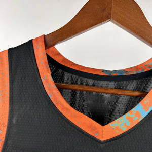 เสื้อบาสเก็ตบอลแบบทีม <span class=keywords><strong>Sarr</strong></span> Mccollum Johnson คุณภาพสูงไซส์ใหญ่พิเศษสำหรับผู้ใหญ่ - Product Image 6