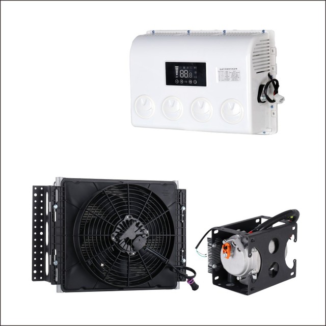 12V DC Air Conditioner for RV Camper Van Caravan-2200W Cooling Capacity 850W Power