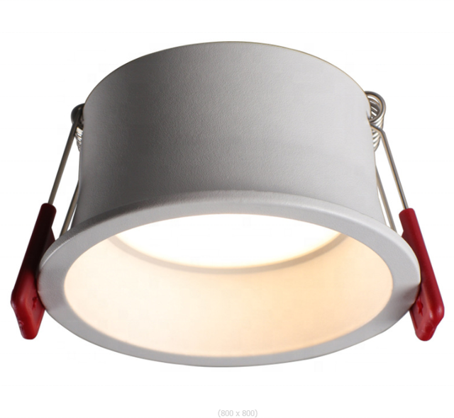 Round deep mount downlight anti-glare 6 watt SMD LED 12w recessed narrow edge antiglare 90D beam angle downlights