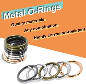 Coobigo Pack O Rings Metal Buckle Loops Crafts Purse Bag Webbing Strap Backpack Making <b>Dog</b> Leash <b>Collar</b> Hardware <b>Small</b> Silver Go - Product Image 2