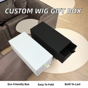 Cajas de Embalaje Rígidas y Reciclables para Extensiones de Cabello con Logotipo Personalizado GiGO, Caja de Regalo para Cabello Humano Virgen, Champú y Accesorios - Product Image 2