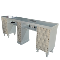 Bureau de manucure en toile, 2022, pour Salon de manucure, rose, Style français classique, réception d'ongles, 5 ans