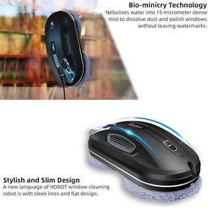 <span class=keywords><strong>Robot</strong></span> limpiador inteligente para ventanas, limpiador ultrasónico de cristales con <span class=keywords><strong>control</strong></span> remoto para teléfono inteligente, <span class=keywords><strong>robot</strong></span> eléctrico de limpieza de ventanas, 2 unidades - Product Image 4