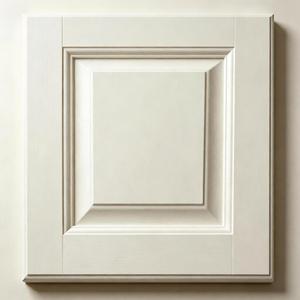 Diseño de Mueble de Cocina de Pared Pequeño, Portátil, Moderno, de Madera Personalizado, con Panel Elevado Blanco Único - Product Image 4