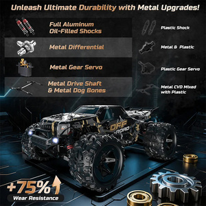 9309E 309E 1:18 Monster Truck RC Haute Vitesse 4x4 Moteur Brushless Batterie 7.4V Télécommande Proportionnelle 2.4G Voiture de Drift - Product Image 5