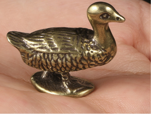 الحرف المعدنية النحاسية بطة أوزة المعادن صب الشكل النحت الحيوان - Product Image 6